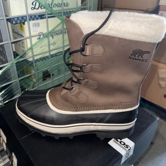Sorel Caribou Waterproof Boots Men Size 12 Insulated Winter